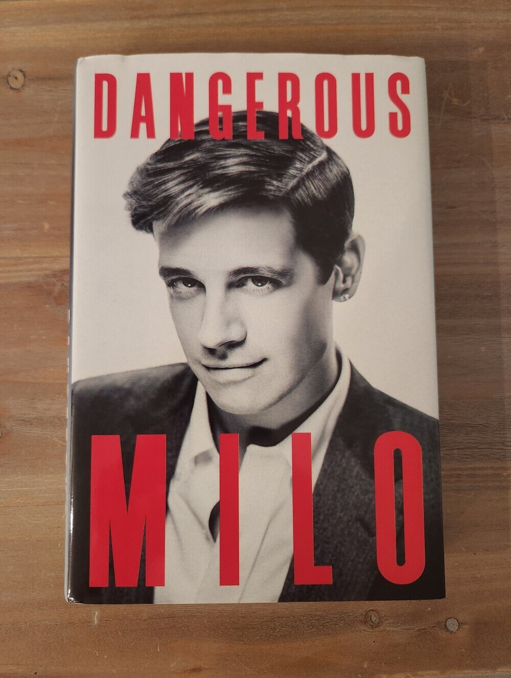 Signed Dangerous Milo Yiannopoulos Hardcover 2017 Book with Original Dust Jacket